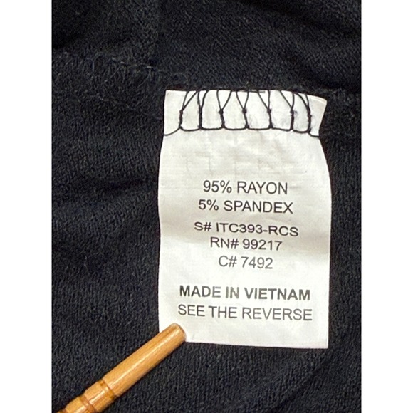 Moa Moa Tank Top Women Small Black Floral Embroidered Cami Boho Summer Rose - Picture 6 of 8